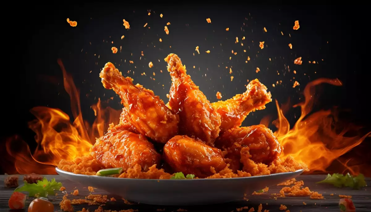 4 Wings 3 Crispy tenders